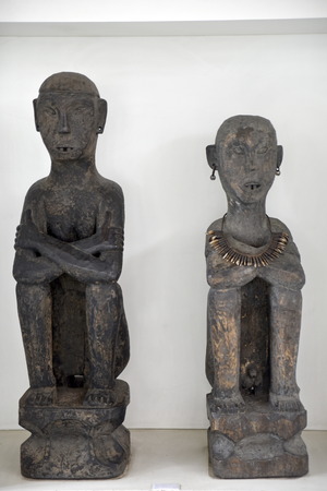 BAGUIO CITY, PHILIPPINES, DECEMBER 13, 2017, BENCAB MUSEUM IN BAGUIO CITY, Artworks by BenCab & other noted Filipino artistsのeditorial素材