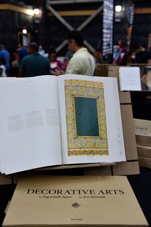 Dubai Studio City, Dubai, United Arab Emirates, October 19, 2018, Big Bad Wolf Book Sale Expo over 3M new books for sale with big discounts in Dubaiのeditorial素材