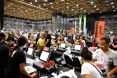 Dubai Studio City, Dubai, United Arab Emirates, October 19, 2018, Big Bad Wolf Book Sale Expo over...