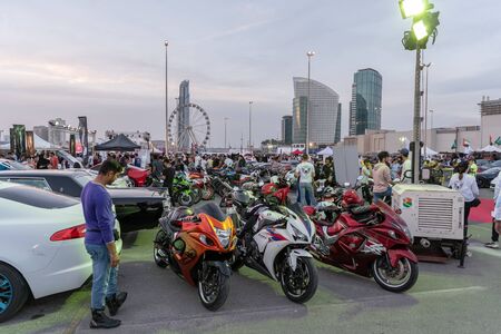 November 16, 2018, Gulf Car Festival, Dubai, United Arab Emirates, it's 3 days event to inspire participation of around 1200 to 1500 cars, biggest outdoor car show in regionのeditorial素材