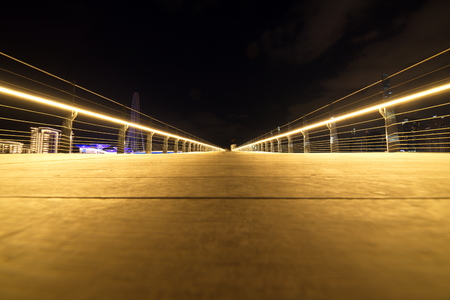 Inside Pedestrian Bridge from Bluewaters Island to JBR, Dubai, United Arab Emirates