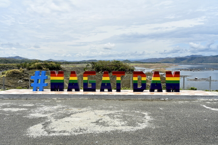 Around the Magat Dam located in the Cagayan city, Isabela, Philippinesの写真素材