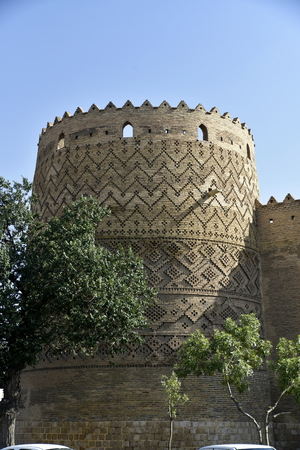 Arg of Karim Khan, Shiraz, Fars Province, Iran, June 23, 2019, outside view of Arg Karim Khan Zandのeditorial素材