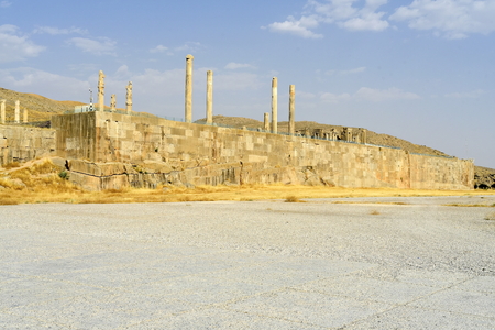 Persepolis, capital of the Achaemenid Empire, Shiraz, Fars, Iran, June 24, 2019, The entrance of Persepolis areaのeditorial素材
