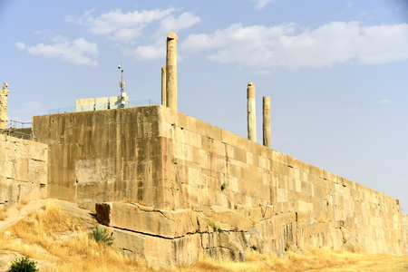 Persepolis, capital of the Achaemenid Empire, Shiraz, Fars, Iran, June 24, 2019, The gate of all nations ( All lands) in Persepolisのeditorial素材