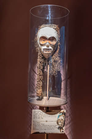 Dubai, United Arab Emirates â March 22, 2022, Dubai International Expo 2020, The Statue at the Angola Pavilionのeditorial素材