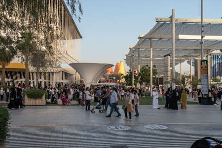 Dubai, United Arab Emirates â€“ March 22, 2022, Dubai International Expo 2020, The Ghayat Trail...