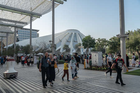 Dubai, United Arab Emirates â€“ March 22, 2022, Dubai International Expo 2020, The UAE pavilion