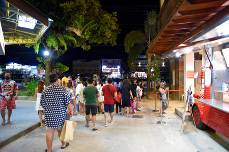 Boracay Island, Philippines, July 10, 2022, tourist spot in central Philippines, lot of visitors coming from country and around the world.の写真素材