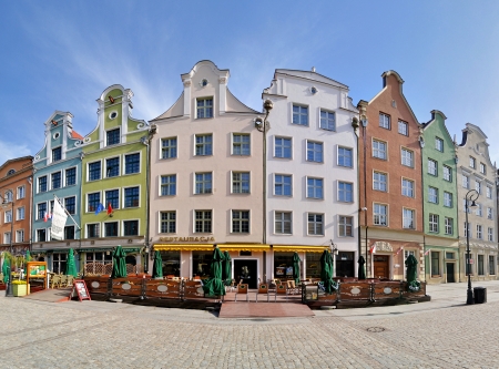 Old town of Gdansk -Stitched Panorama
