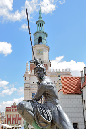 Market square, Poznan, Polandの写真素材
