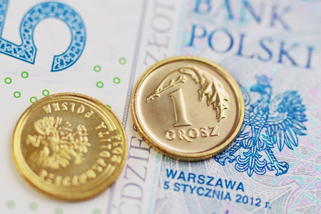 Polish moneyの写真素材
