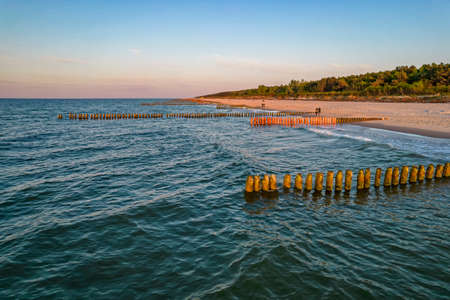 Hel Peninsula, Poland. 35-km-long sandbar peninsula in northern Poland.の写真素材