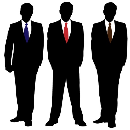 Three successful person has the right to call yourself a business menのイラスト素材