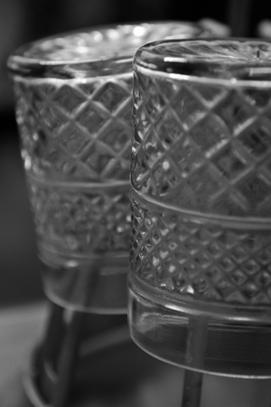 Few long tea spoons in the dryer containerの写真素材