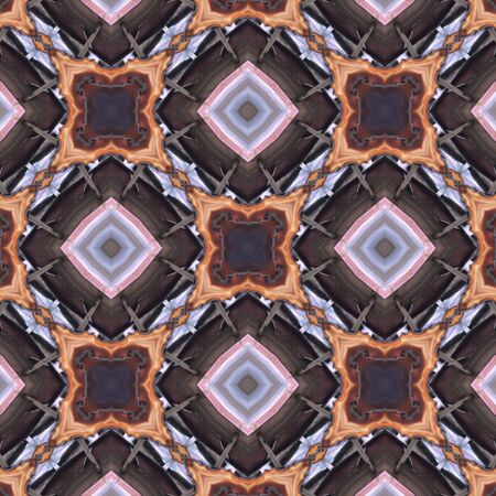 Unique and colorful  Illustration kaleidoscope patternの写真素材