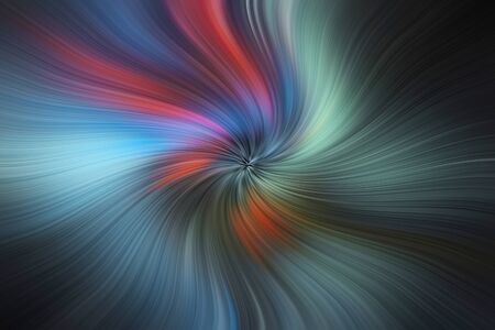 Abstract creative twirling fractal fantasy pattern of the light curve styleの写真素材