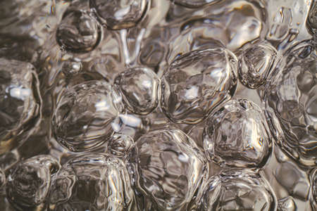 Abstract freshwater flows from the tap into the sink
