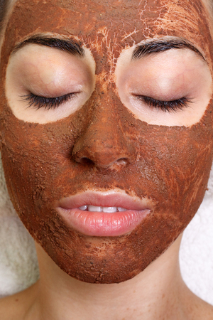 Natural homemade fruit facial masks. Fresh fruitの写真素材