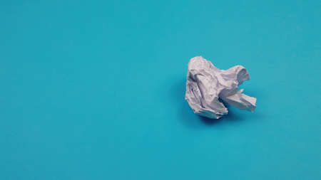 white paper. Wrinkled white paperの写真素材