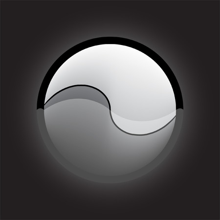 East black-and-white symbol. A vector. Without mesh.のイラスト素材