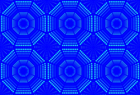 Seamless abstract background. Volume illusion. Vector. Without mesh.のイラスト素材