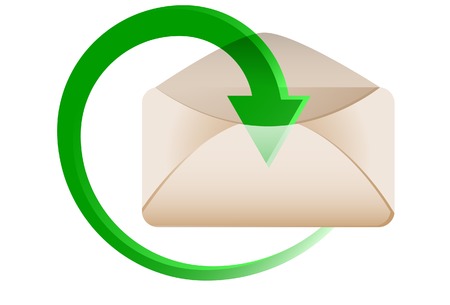 The entering letter. A vector. Without mesh.のイラスト素材