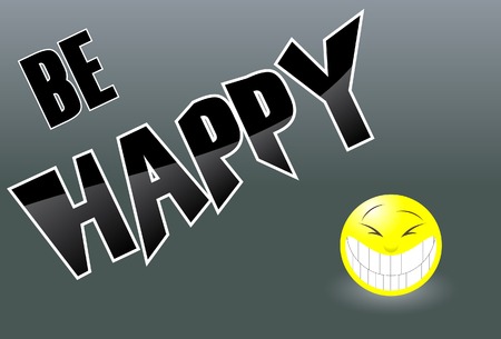The happy background. A vector. Without mesh.のイラスト素材