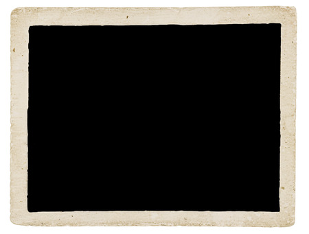 Grungy Old Stained And Dirty Photo Borderの写真素材