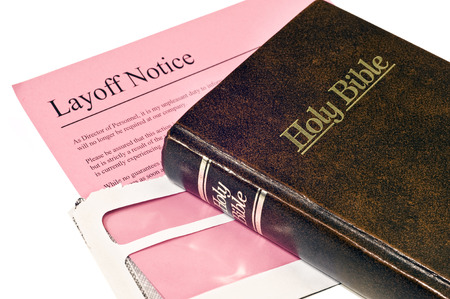 Layoff Notice Or \\の写真素材