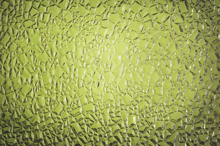 Green Crackle Glass Backgroundの写真素材