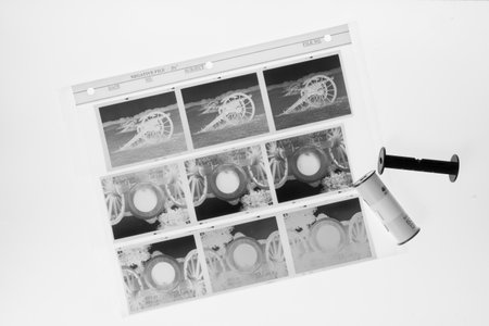 There is a new explosion of film photography popularity, and this photo shows a sleeved set of 6x7...
