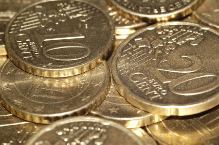 Euro cent coins