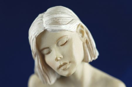 Angelic Ceramic Figureの写真素材