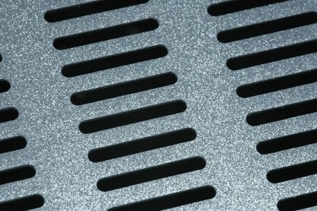 Brushed steel grill.の写真素材