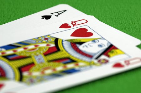 Queen of Clubs and the Ace of Spades.のeditorial素材