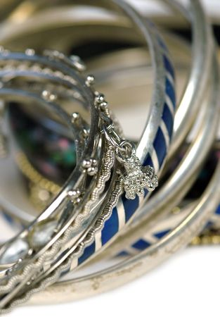 Asian crafted fashion bangles.