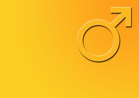 Symbol illustration for man.の写真素材