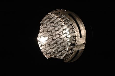 White theater spotlightの写真素材