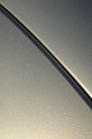 vehicle panel abstract with gold metallic paintworkの写真素材