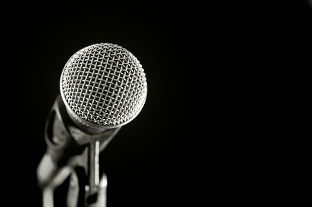 vocal microphone isolated on black vocal microphone isolated on black