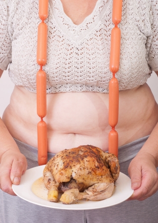 Fat womenの写真素材