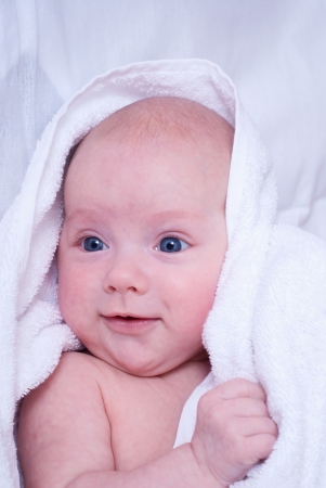 Newborn baby girl  の写真素材