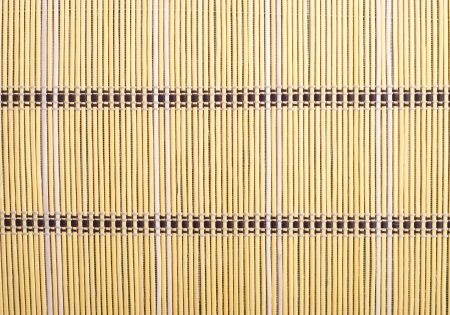 Texture of bamboo sticks with thread uniting
