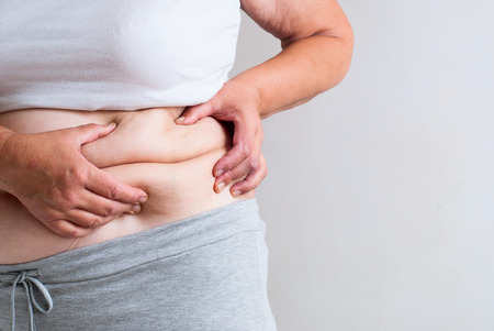 fat womanの写真素材