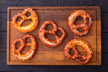 Pretzel - tradition Bavarian snack, to beer festival - oktoberfest