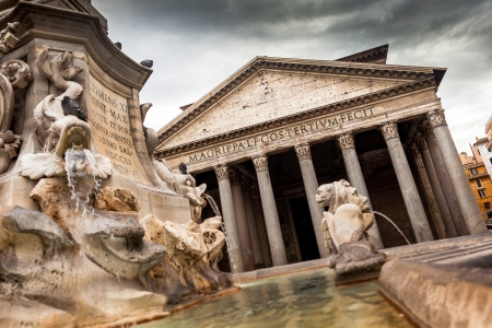 Pantheon, Rome, Italyの写真素材