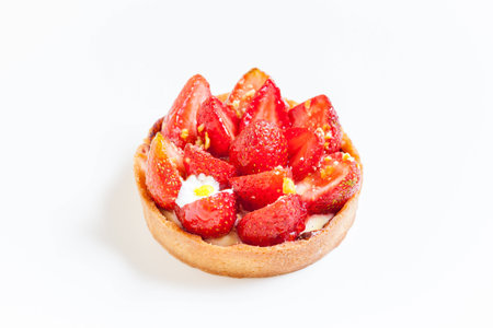 strawberry tartの写真素材