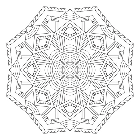 Mandala Ethnic decorative elementsのイラスト素材