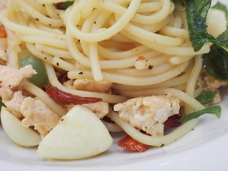 spicy spaghettiの写真素材